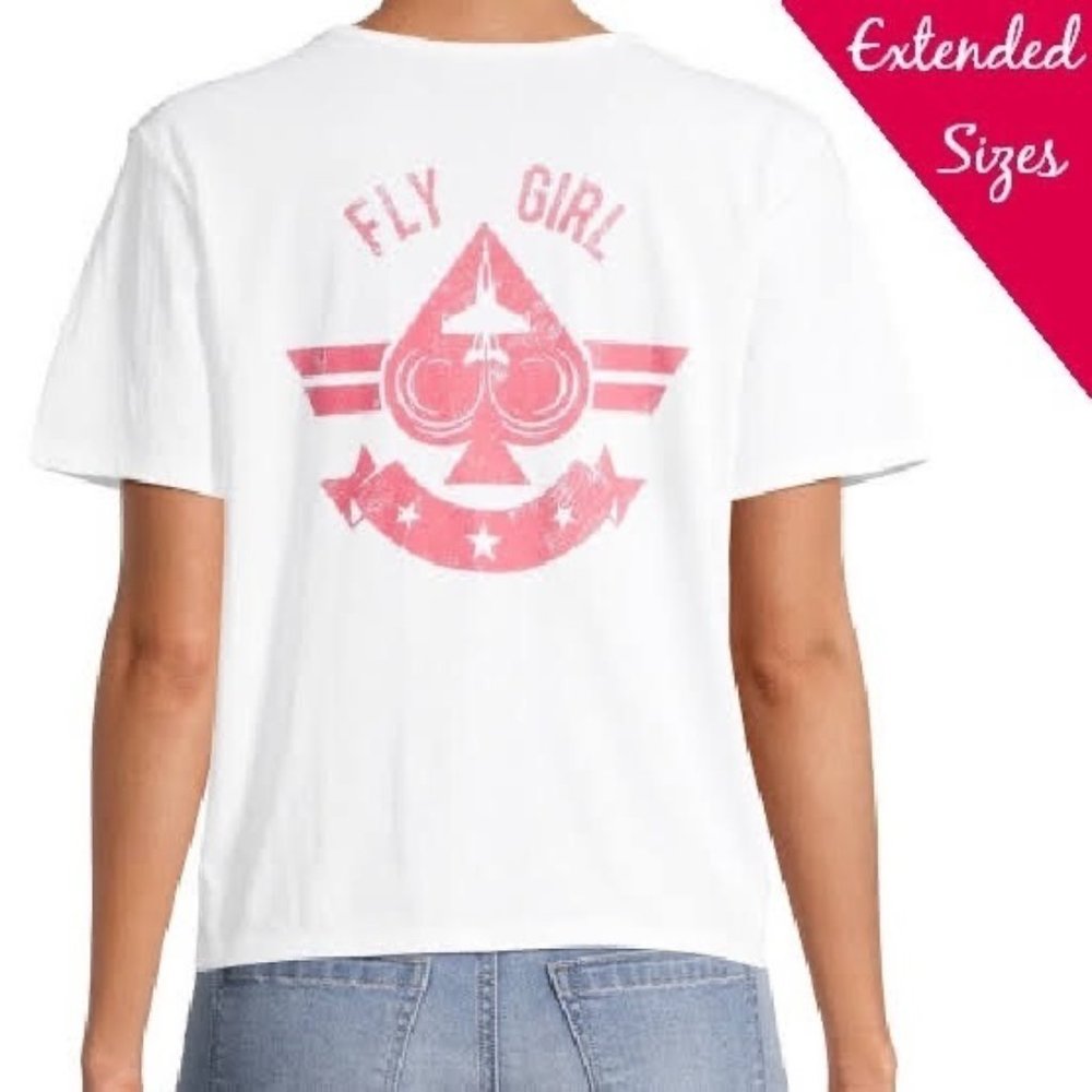 B2G1F! Top Gun | Lace-up Fly Girl Tee